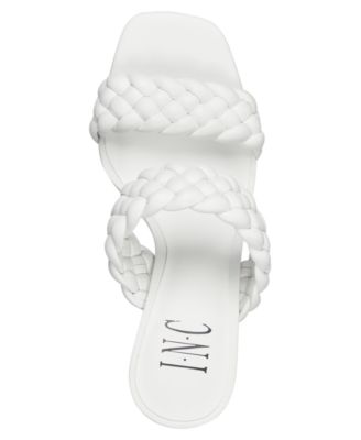 macy's white sandals