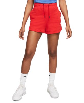 nike women's sportswear essential terry shorts