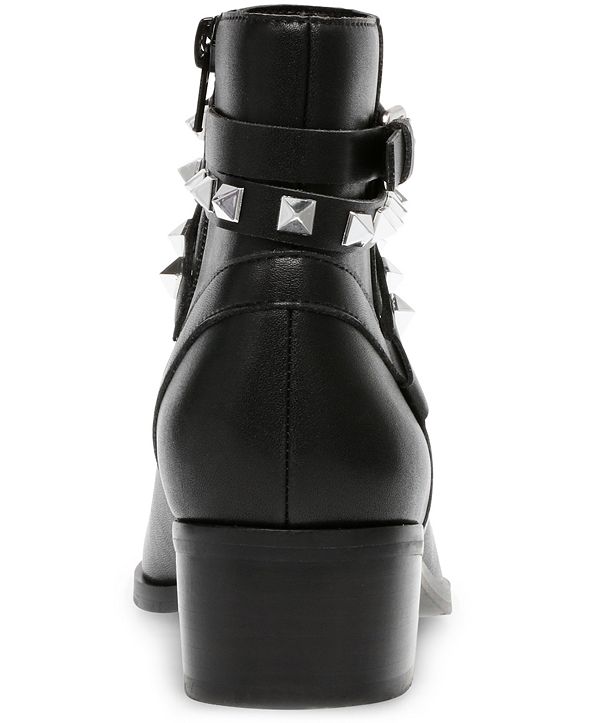 steve madden women's gloria studded booties
