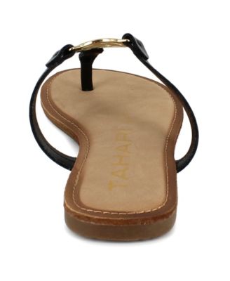 tahari flat sandals
