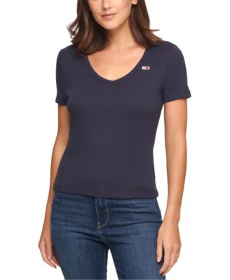 tommy jeans v neck t shirt