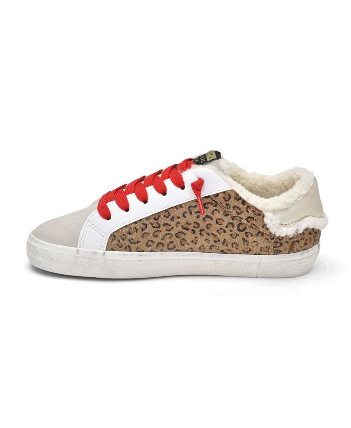 vintage havana celia leather sneakers