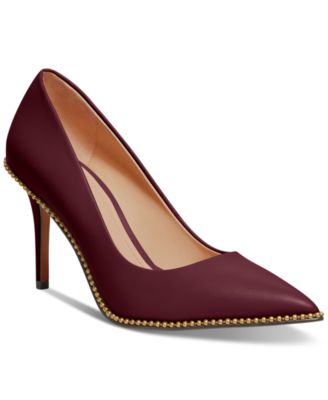 coach pumps with studs