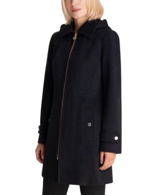 Michael Kors Hooded Coat, Created for 