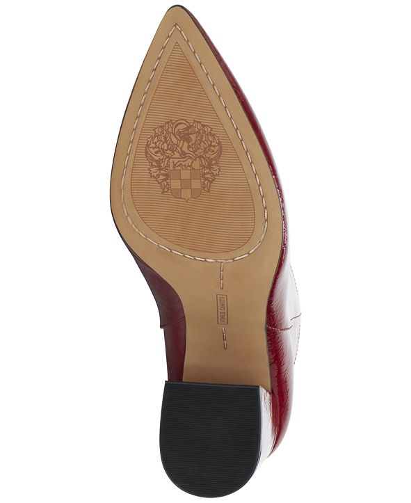 vince camuto benedie patent bootie