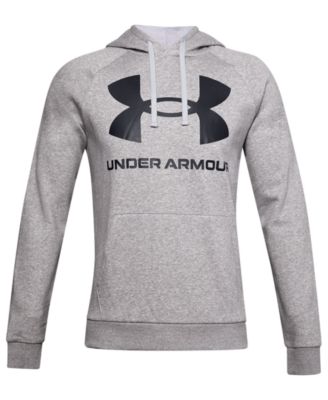 men's ua rival fleece logo hoodie