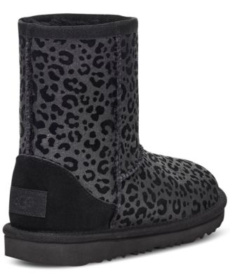 UGG® Kids Classic Glitter Leopard Boots 