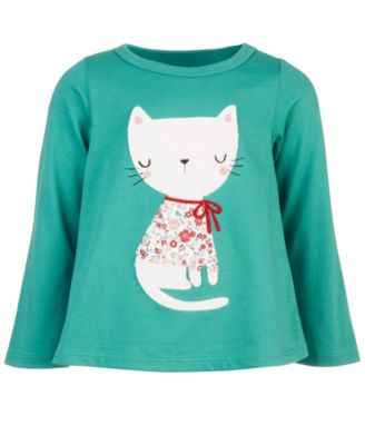 girls cat t shirt