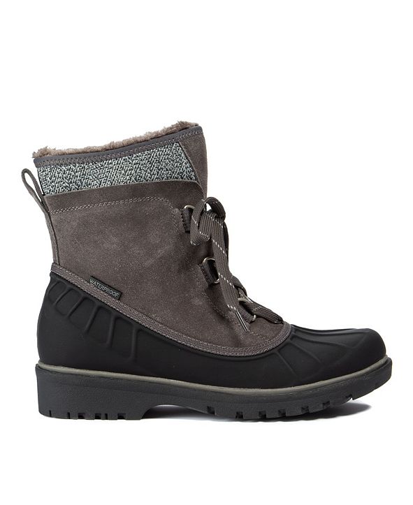 baretraps springer faux shearling lined waterproof cold weather boot