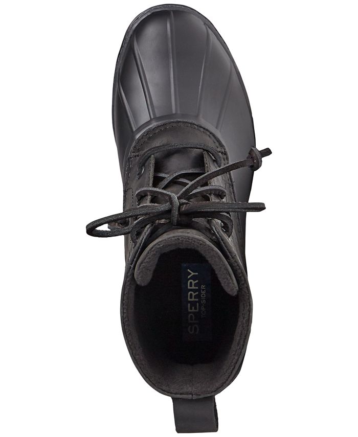 sperry heel duck boots