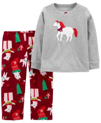 carters baby girl christmas pajamas