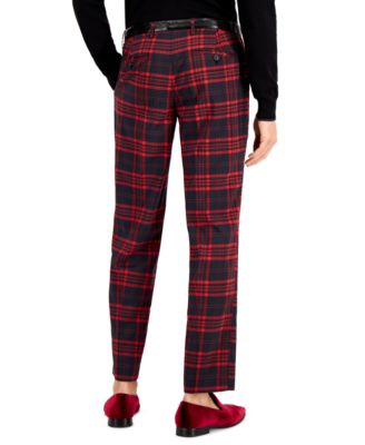 mens plaid pants macys