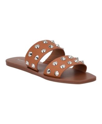 Marc Fisher Bolive Studded Flat Sandals 