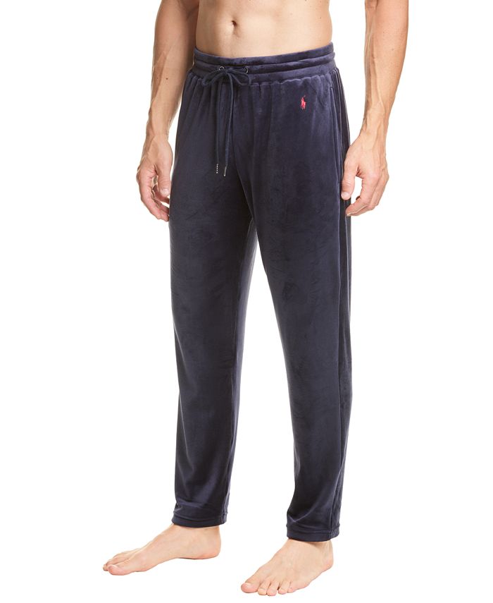 polo ralph lauren velour pajama pants