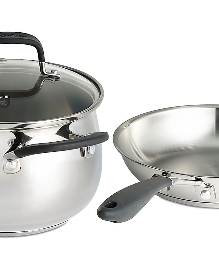 Belgique Stainless Steel 12Pc. Cookware Set, Created for Macy's