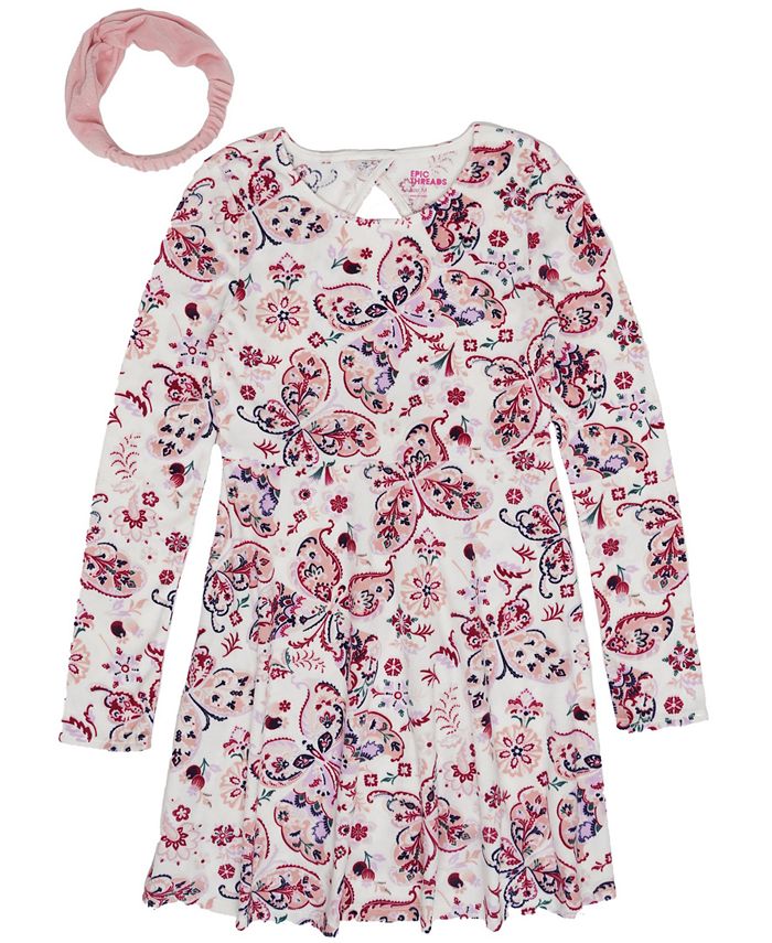 Epic Threads Big Girls Long Sleeve All Over Print Velour Dress With Headwrap Reviews All Girls Dresses Kids Macy S All pants come with a finished hem. epic threads big girls long sleeve all