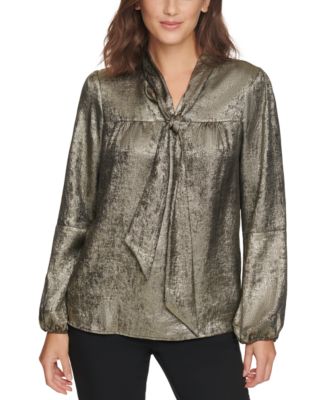 macys satin blouses