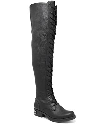 Circus by Sam Edelman Ginny Over The Knee Lace Up Boots - Shoes - Macy's