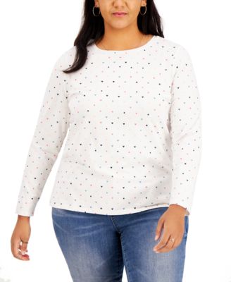 plus size macys tops