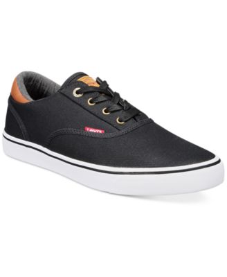 black levi's canvas shoes
