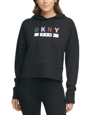 dkny cropped hoodie