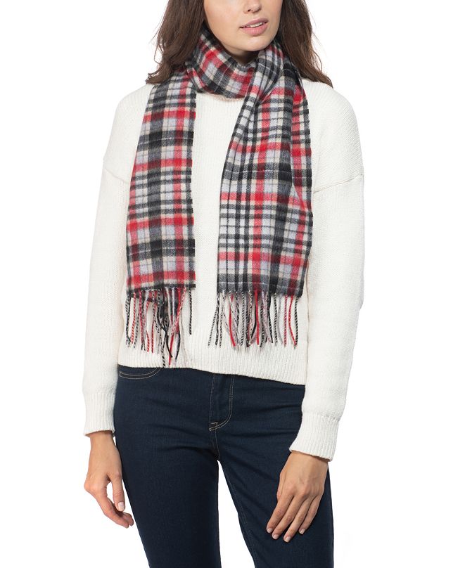 Charter Club Cashmere Plaid Scarf, Created for Macy's & Reviews