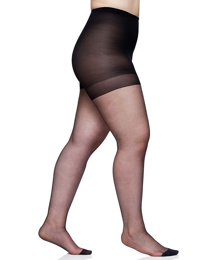 Berkshire Plus Size Ultra Sheer Control Top with Reinforced Toe Hosiery
