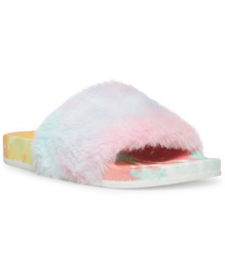 madden girl fur sandals