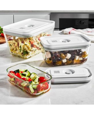 Zwilling Fresh & Save Ассорти, 3 шт. Набор стеклянных прямоугольных вакуумных упаковок