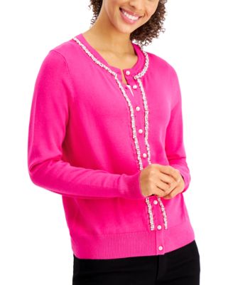 macy's pink sweater