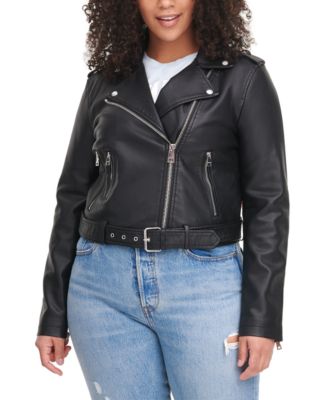 levis leather jacket macys