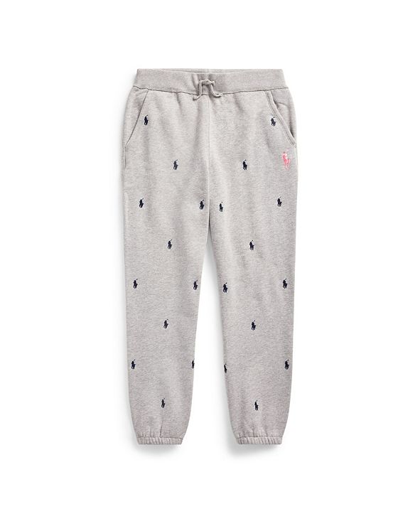 pink pony fleece jogger pant