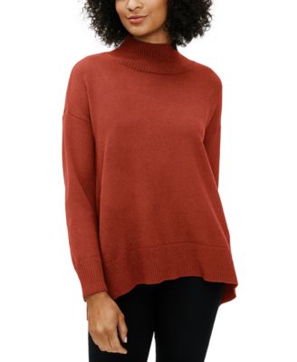 eileen fisher orange sweater