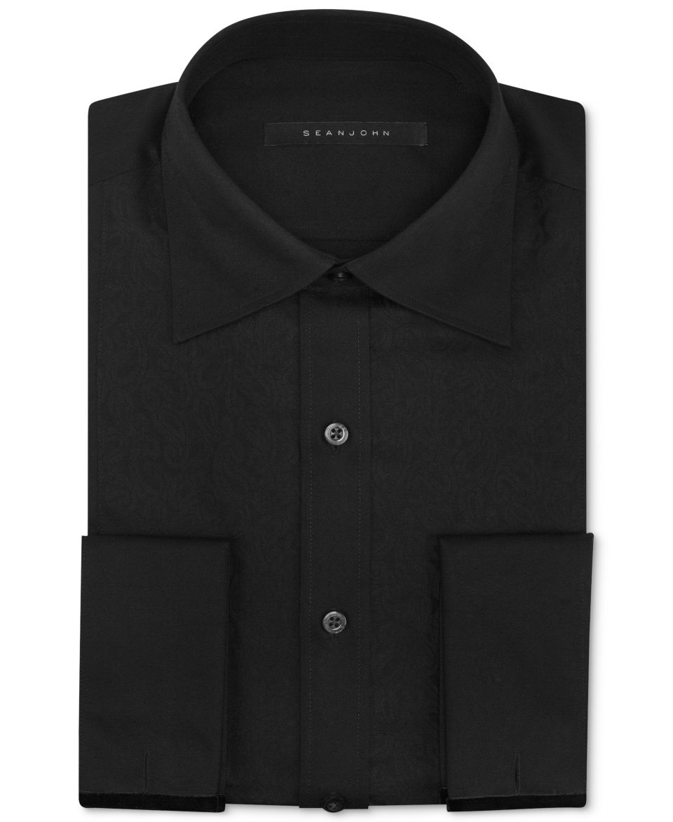 Kenneth Cole Reaction Solid Textured Dress Shirt   Dress Shirts   Men