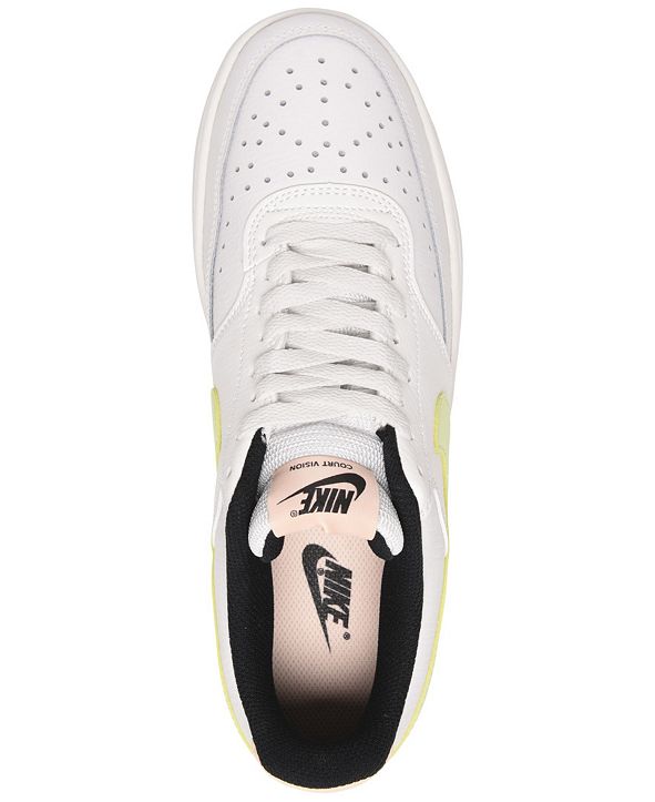 women's nikecourt vision low casual sneakers from finish line