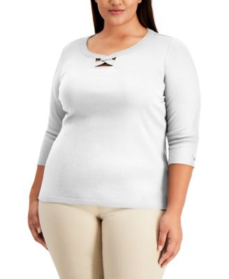 macys plus size tops karen scott