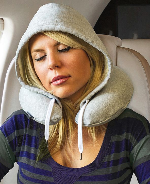 cute neck pillow with hood