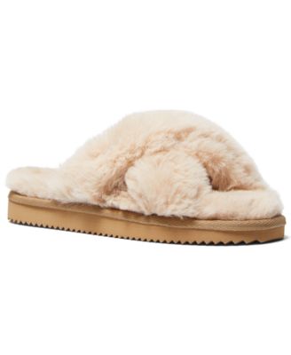tan fuzzy slides