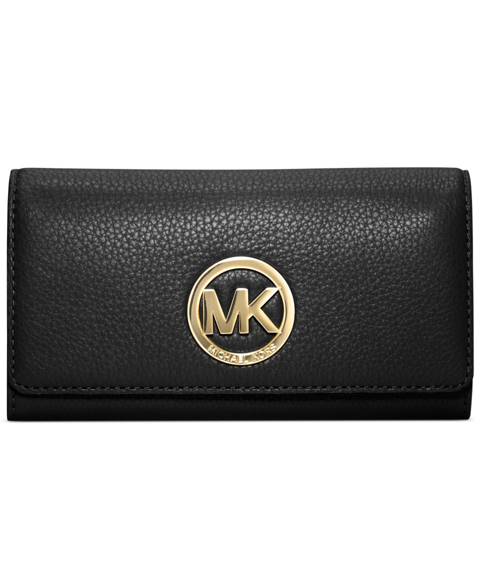 MICHAEL Michael Kors Handbag, MK Logo Ziparound Continental   Handbags & Accessories