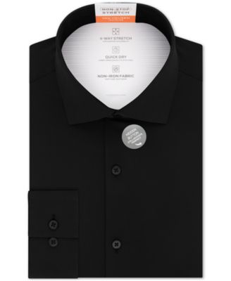 macy's black dress shirt