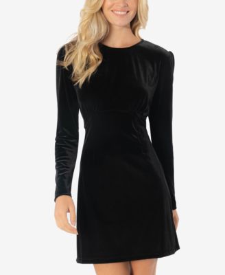 macy's velvet dresses