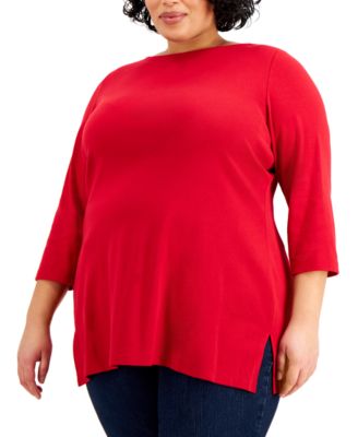 macys plus size tops karen scott