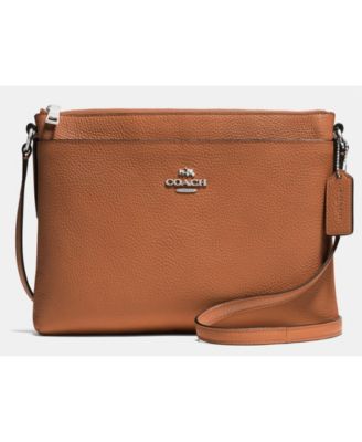 coach polished pebble journal crossbody