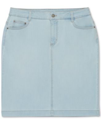 macy's jean skirt