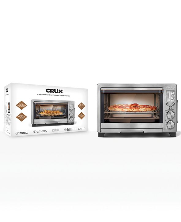 Crux Digital 6 Slice Air Fryer Toaster Oven 14805, Created