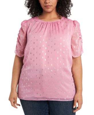 macy's women's plus size blouses