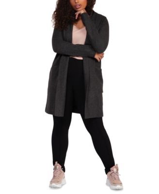 plus size long black cardigan sweater