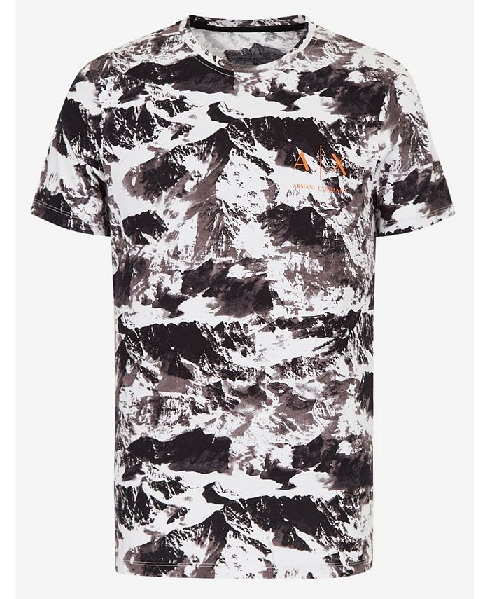 Download A|X Armani Exchange Wild Mountain Contrast Logo T-Shirt ...
