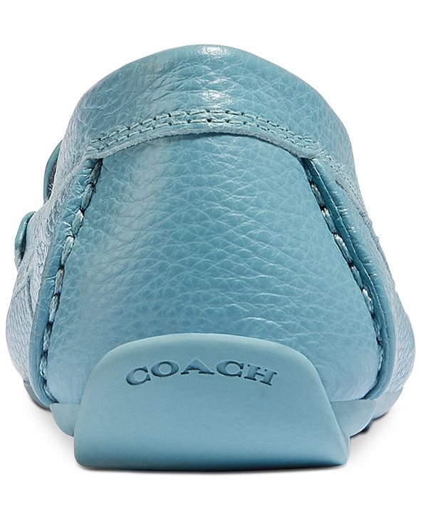 coach marley driver loafers blue