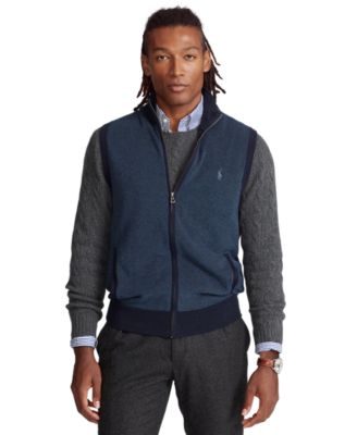 polo zipper sweater